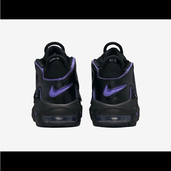 NIKE MORE UPTEMPO BLACK ACTION GRAPE - Picture 2 of 4